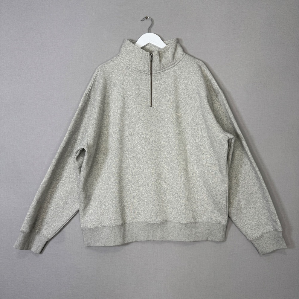 Rodd & Gunn Alton Ave 1/4 Zip Sweatshirt Mens 3XL Gray Fleece Pullover Lounge